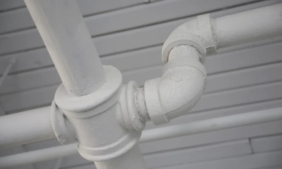 commercial pipe connection