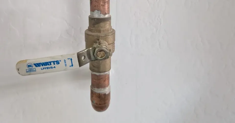 water main valve