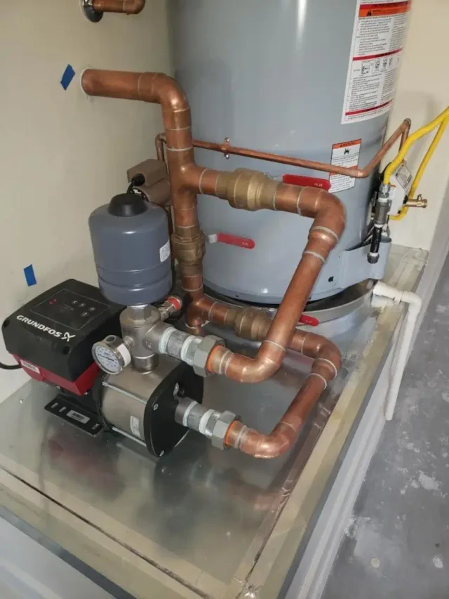 water heater pipe