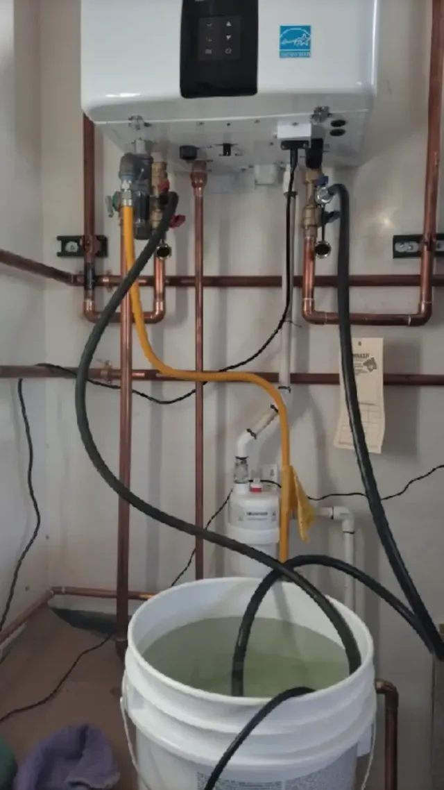 tankless water heater descale maintenance