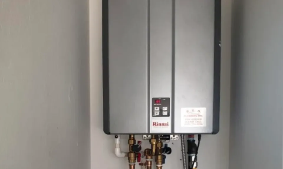 tankless water heater new construction
